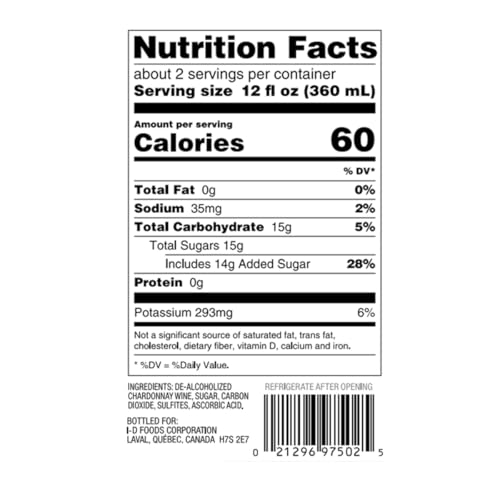 Image of ST. REGIS Non-Alcoholic Chardonnay 25.4 Fl Oz (1 Pack) - Low Calorie and Sugar - Golden Yellow Floral and Fruity Rich Flavor from North of Spain Vineyards -