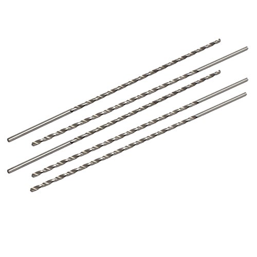 Foret hélicoïdal HSS 3mm pour percer en profondeur sans dévier grâce à la tige ronde de 200mm