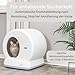 Trixie selbstreinigende Katzentoilette 53 x 55,5 x 52 cm – für anhaltende Sauberkeit – praktisches, elektrisches Katzenklo für Katzen ab 1,5 kg / 4 Monaten – leise & sicher - 40040