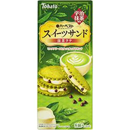 東ハト ハーベストスイーツサンド 抹茶ラテ 8個×5入のサムネイル