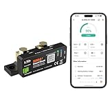 Litime 500A Bluetooth Battery Shunt, Compatible with 8V–120V Lead Acid, LFP, Lithium, AGM Batteries, SOC, Alarm Alerts, History Records, App Monitoring, Ideal for RV/Marine/Off-Grid