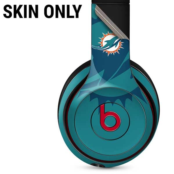 Skinit Decal Audio Skin Compatible with Beats Solo 3 Wireless - Officially Licensed NFL Miami Dolphins Double Vision Design