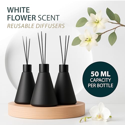 Difusores de varillas Mega Handles 3 uds aroma flor blanca 50ml miniatura 3