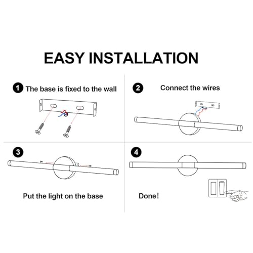 Accesorio de iluminación de pared de tira larga con diseño minimalista refinado 7