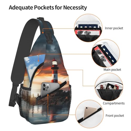 Bolso Cruzado para Hombre Mochila Tipo Bandolera Urbana miniatura 4