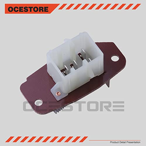 Image of OCESTORE 973-013 HVAC Blower Motor Resistor for 2003-2014 E150 E250 E350 E450 E550, 1999-2007 F250 F350 F450 F550 Super Duty 4C2Z19A706AA 973404