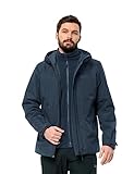 mit Kapuze Jack Wolfskin Herren Taubenberg 3in1 Jkt M Jacket, Night Blue, L EU