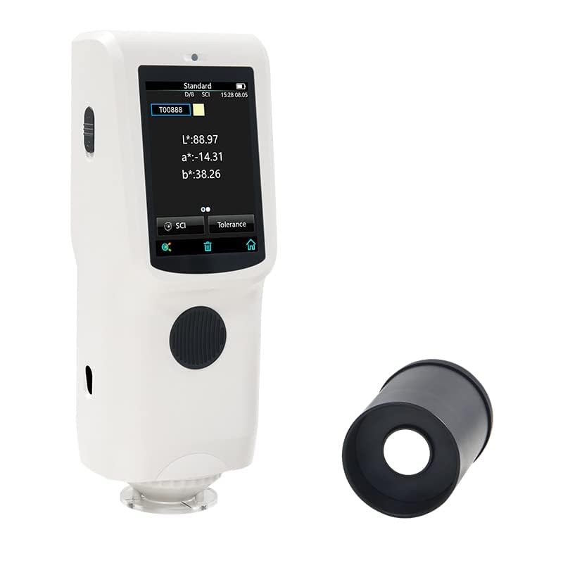Spectrophotometer D/8 SCI Spectrum Analyzer Color Matching Instrument Spectrocolorimeter with Φ4mm Single Aperture Wavelength Range 400nm to 700nm Observer Angle 10°