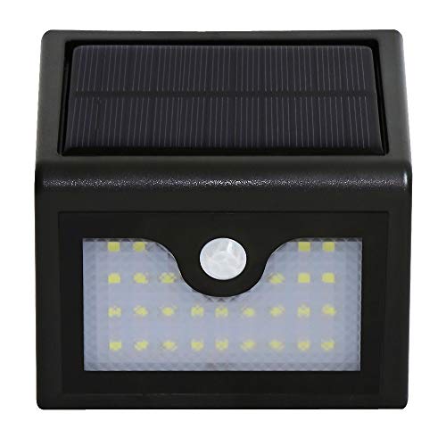 Bixialan LED Lampe Solaire Extérieur Lampes solaires extérieur sans Fil 28 LED Lampes solaires Installation Facile lumières étanches for Porte Avant Cour Patio Allée Garage Lampes de Jardin