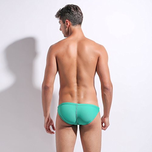 Men's Swimwear Briefs Bikini Low Rise Drawstring Swim Suit3