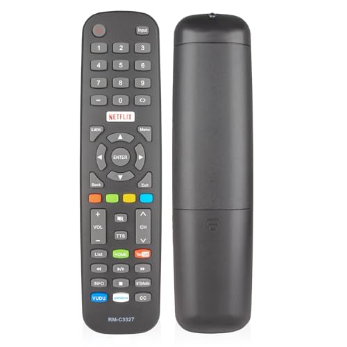 RM-C3327 Remote Control for JVC TV Remote Replacement and Polaroid TV Remote, No Programming Needed, Easy Install, Replacement Remote for JVC TV and Polaroid TV Models LT-49E770 LT-55E770 LT49E770