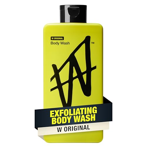 W By Jake Paul Body Wash for Men, Exfoliating Shower