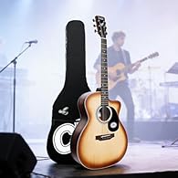 Unique artistic design: This guitar features a delicate vine pattern with a glossy finish, creating a personalized and distinctive appearance. Its compact size makes it suitable for beginners, students, guitarists, or skilled finger players. Quality ...