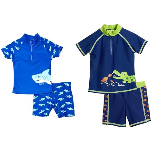 Traje de baño niños que evita quemaduras por sol conjunto infantil con protección UV