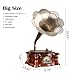 Wooden Vintage Gramophone Record Player, Retro Phonograph Record Players,Audio Turntables Vinyl Music Player,Decorative Gramophone Player with USB Play & Remote Control for Home/Christmas/Party