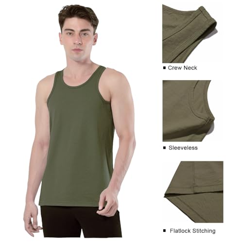 Men's Sleeveless Tank Top, Athletic Casual T-Shirt3