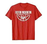 Eastern Washington University EWU Eagles Basketball Arch T-Shirt