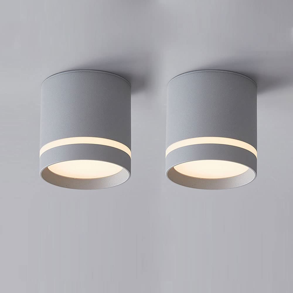 Plafonnier intérieur LED encastrable ou saillie pour illuminer un salon chaleureux