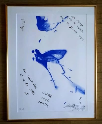 o2今井俊満のリトグラフ 抽象 自筆サインのサムネイル