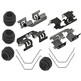 ACDelco 18K1996X Professional Rear Disc Brake Caliper Hardware Kit with Clips, Springs, and Seals