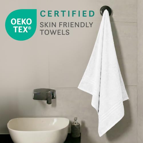 Image of MYTRIDENT Towel for Bath | Comfort Living Towels | Quick Drying | Travel Friendly | Bath Towel for Men /Women | 1 Piece Towel for Bath Large Size |100% Cotton 400 GSM | 70 cms x 140 cms - Baby Talc
