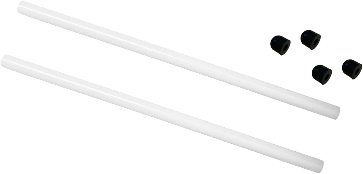 2Pcs Ceramics Shaft for Intex Pure Spa Hot Tub Impeller Pump Fix E90 Errors Shaft (2Pcs Ceramics Shaft with 4 Caps)