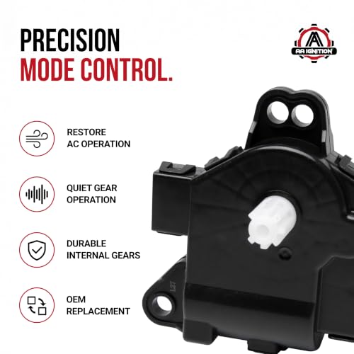 Image of Driver Side HVAC Blend Door Actuator - Compatible with Hyundai, Kia - Azera, Elantra, Elantra Coupe, Elantra GT, Sonata, Cadenza - Air Door Actuator - Mode Door Actuator - Replaces 971573SAA0, 604-32