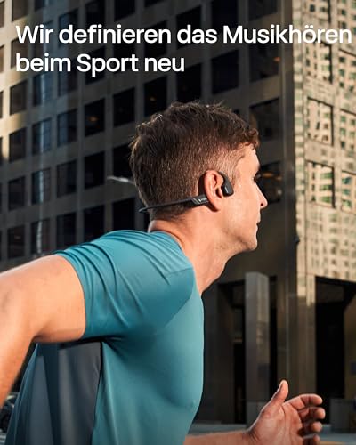 SHOKZ OpenRun Pro 2 Knochenschall Sportkopfhörer, Open-Ear-Ohrhörer mit Bluetooth 5.3, Mikrofon mit Geräuschunterdrückung, IP55 wasserdicht, 12 Std. Wiedergabe, USB-C Schnellladung, Leuchtreflektoren – Bild 4