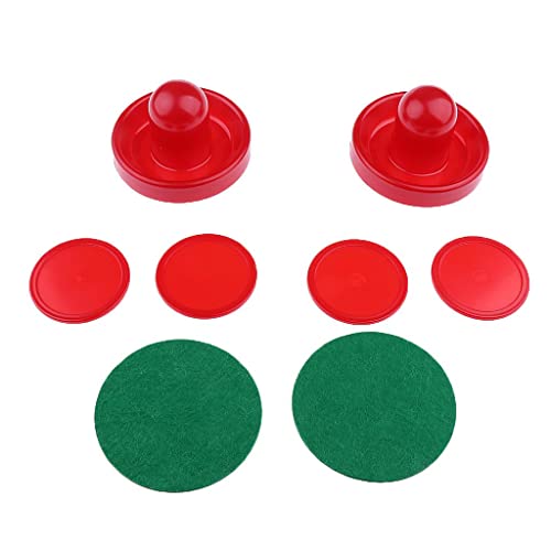 MYADDICTION Sets of Two Air Hockey Pushers Strikers Goalies Plus Four Pucks S Red Sporting Goods | Indoor Games | Air Hockey (B0BQVVR8DR) Amazon Price History, Amazon Price Tracker