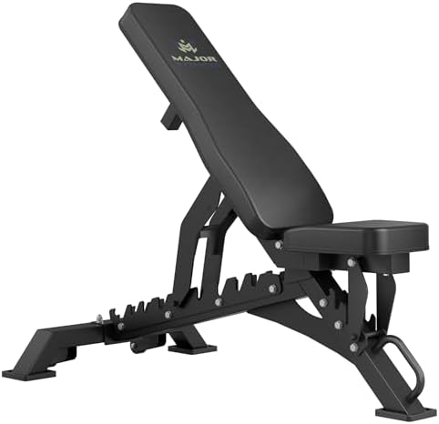 MAJOR FITNESS Weight Bench - 1300LBS Weight Capacity and 36 Adjus...