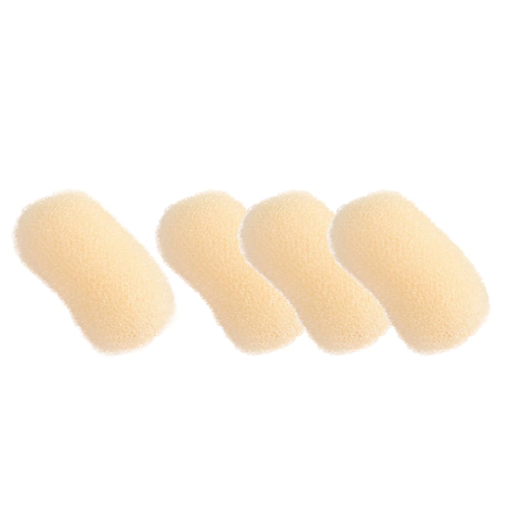 Bump It up Inserts Hair Clips Sponge Volume Hair Padding for Updo Volumizing Clip Hair Accessories Base Head Cushion Invisible Fluffy Hair Pad 4 PCS