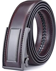 Cognac Belt With Black Buckle