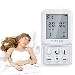 Dual Channel Vagus Nerve Stimulator for Stress Relief, Better Sleep, Anxiety & Insomnia, 3 Modes & 20 Intensity Levels Sleep Aid Device for Burnout, Rejuvenation, Long-Term Wellness