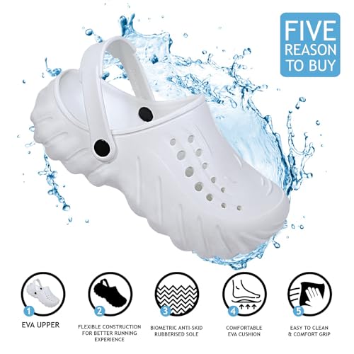 Image of Men's Clogs | Lightweight, Waterproof, Durable & Stylish Casual Footwear | Indoor & Outdoor Slip-On Slippers for Men