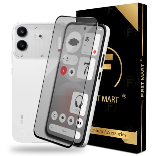 Image of FIRST MART Military-Grade Matte Tempered Glass for Nothing Phone (4b) - 9H Screen Protector, Anti-Glare Protection, Scratch-Resistant, Bubble-Free (1 Pack)