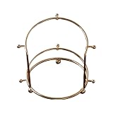 LANGYI Wedding Tiara Support Stand Bridal Headband Display Rack Princess Crown Holder Metal Color-Preserving Jewelry Rack Princess Crown Holder Bride Hair Accessory Organizer