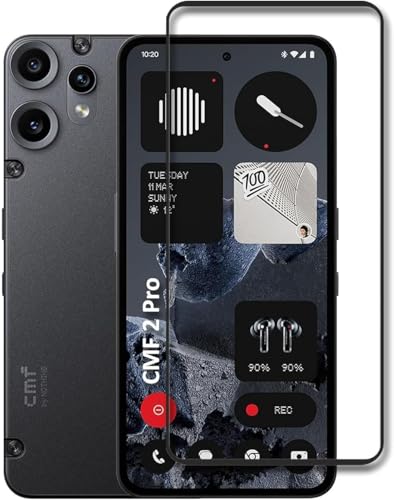 Image of QsmQam Advanced Tempered Glass Compatible with Nothing CMF Phone 2 /2 Pro 5G with Anti-Burst 9H Hardness Edge-to-Edge Coverage Screen Guard