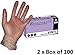 Price comparison product image 200 X BODYGUARD 4 CLEAR VINYL POWDER FREE DISPOSABLE GLOVES SIZE MEDIUM (2 X BOXES OF 100) GL622