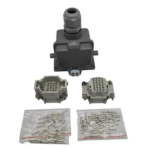 Conector rectangular HDC-HDD-024-FC/024-MC industrial resistente al agua 3