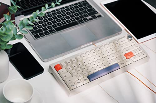 Epomaker Cidoo V65 V2 Wireless/Wired Mechanical Keyboard, 65% Hot Swappable Gasket Mount, With Via Programmable Software, South-Facing Led, Aluminum Cnc Casing, Poron Foam, Knob For Linux/Win/Mac #TOP6