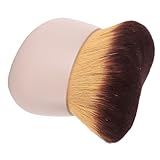 ZJchao Bumpa per Trucco per il Corpo Grande, Applicatore Auto -abbronzante Multifunzionale con Testa a Spazzola Ondulata, Scelta Ideale per Amiche, Setole Morbide Robuste (Cachi) immagine
