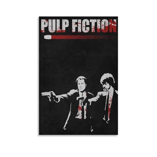 TIANYXYF Pulp Fiction - Póster decorativo para pared, diseño de películas populares y emocionantes series de televisión, 20 x 30 cm, estilo sin marco