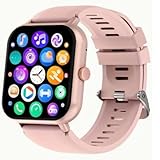 1.95' Smart WatchSmart- Reloj Inteligente -Men Women with Touch Screen answer/make calls,Text message notification, Fit tracker/Music, Bluetooth, Android/iOS Heart Rate. Blood Pressure- Sleep Monitor