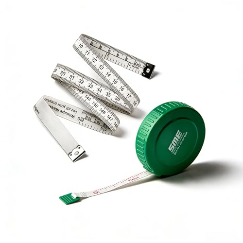 WINTAPE Mètre ruban pour le corps, ruban de mesure souple, pour la couture du corps, 150 cm, vert