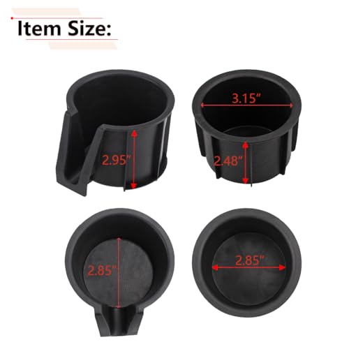 Inserto Portavasos RLB-HILON para Toyota 4Runner 2014-2021 miniatura 3