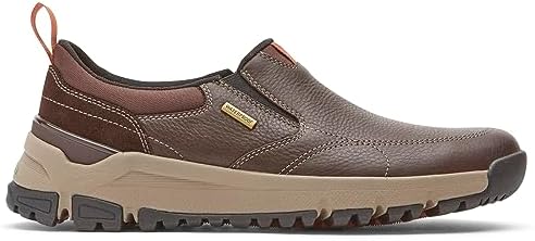 Dunham Men's Glastonbury Slip On Sneaker, Brown Leather/Suede, 12 X-Wide | Image 3