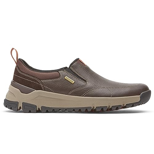 Dunham Men's Glastonbury Slip On Sneaker, Brown Leather/Suede, 14 Xx-Wide #TOP3