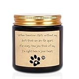 Dog & Cat Memorial Gifts - Remembrance Candles for Pet Loss