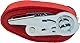 5er Set Spanngurt mit Miniratsche,einteilig, zum Umreifen, DoZurr 700, belastbar bis 700 kg, 25 mm breit x 4 m lang, rot