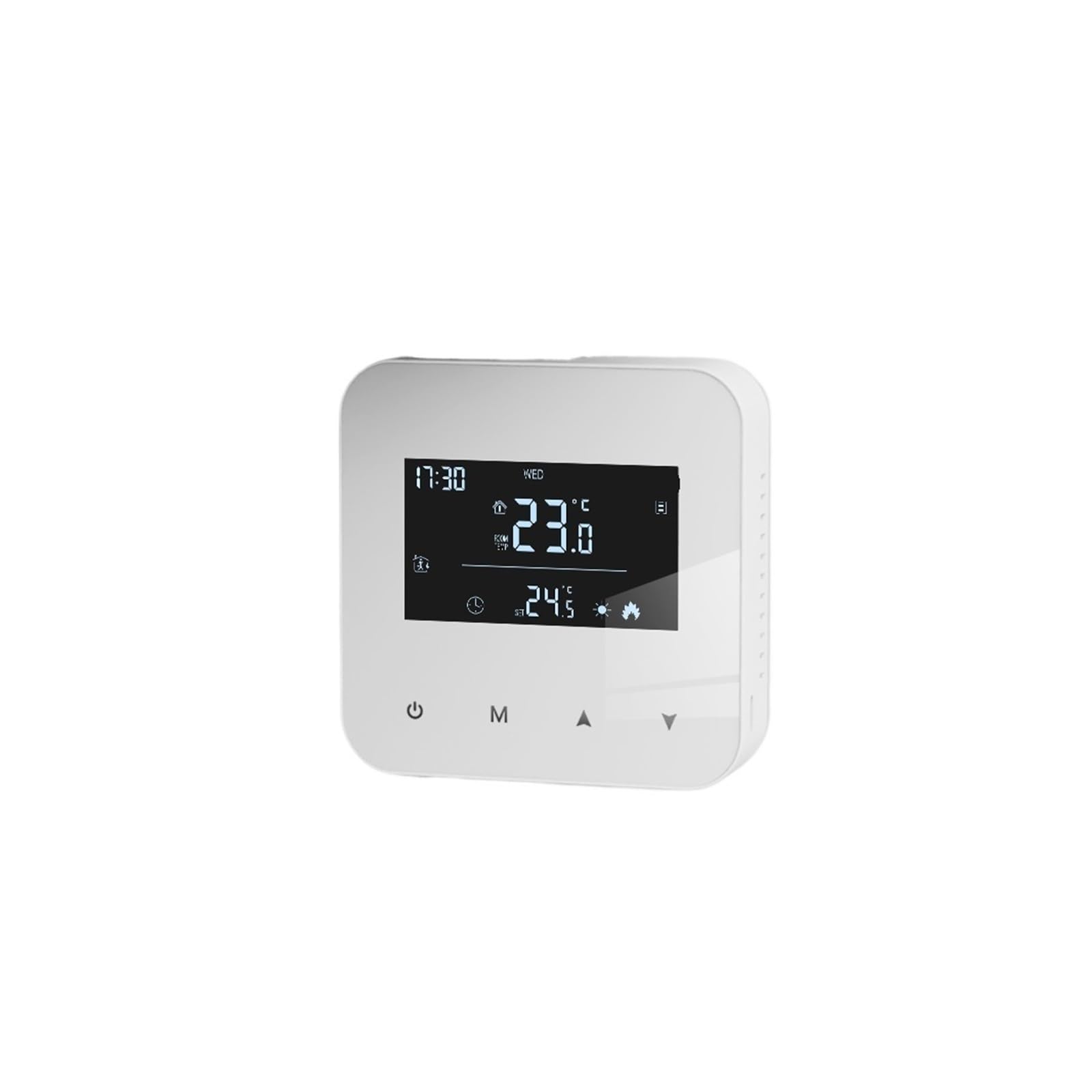 Thermostat de chaudière à gaz chauffage refroidissement noir